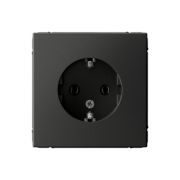 Розетка ArtGallery 16А с заземл. механизм базальт SE GAL001443