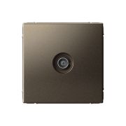 Розетка телевизионная оконечная TV ArtGallery 1дБ механизм мокко SE GAL000691