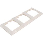 Рамка 3-м Glossa вертикал. беж. SE GSL000207