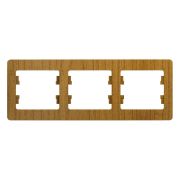 Рамка 3-м Glossa горизонт. дерево дуб SE GSL000503