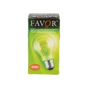 Лампа накаливания А50 230-60 60Вт E27 230В (100) Favor 8101303