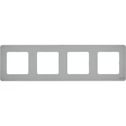 Рамка 4-м Inspiria алюм. IEK 673962